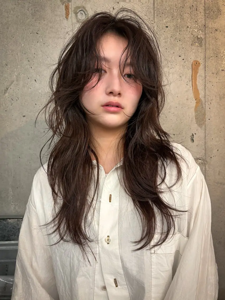ロング 祐希💈カラーモデル 募集中のヘアスタイル