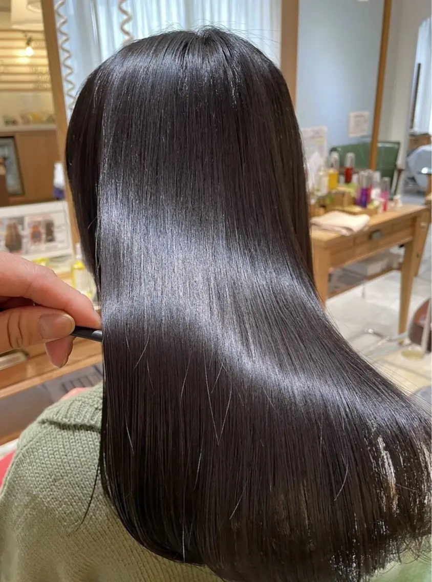ロング 木村 有希のヘアスタイル