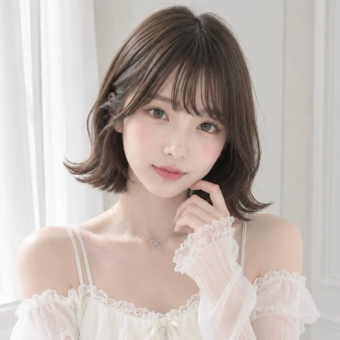 ショート カラー カット ヘアカラー トリートメント ボブ×艶髪｜ 似合わせ🩶石橋怜大のヘアスタイル