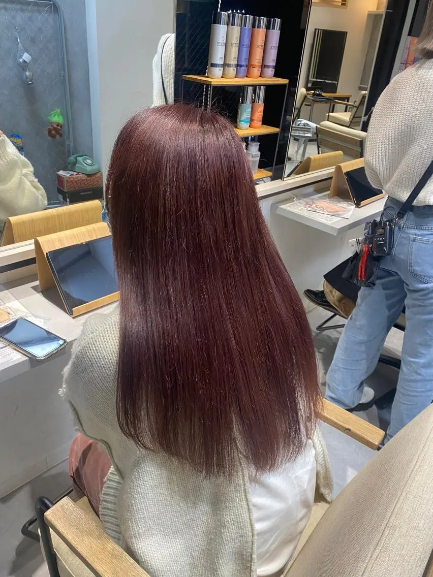 透明感抜群💕エドルカラー+Aujuaトリートメント🎀の写真