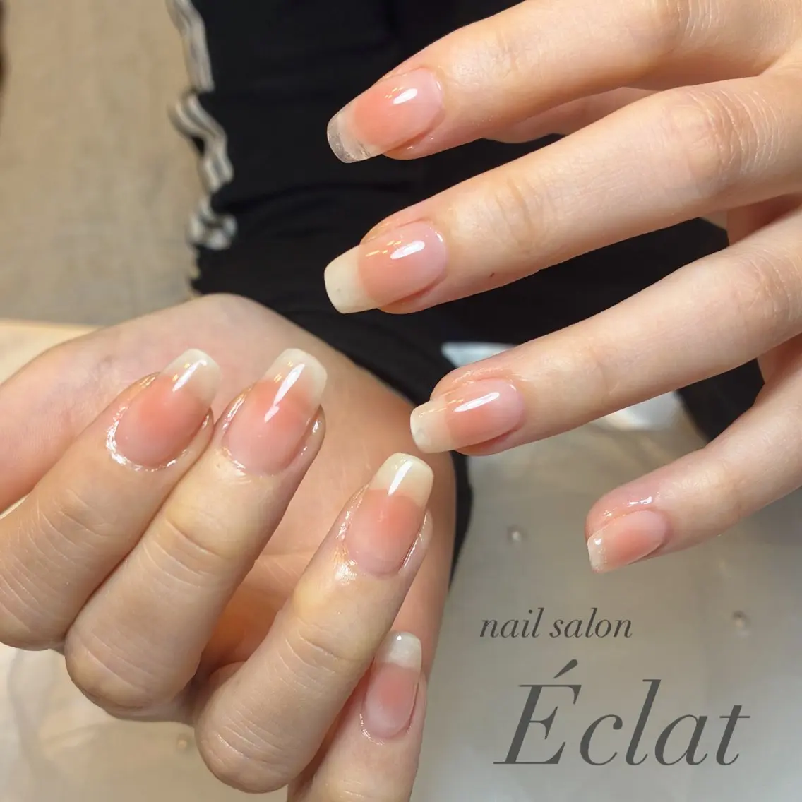 ネイル チークネイル ハンドネイル nail salon Éclatのネイルデザイン