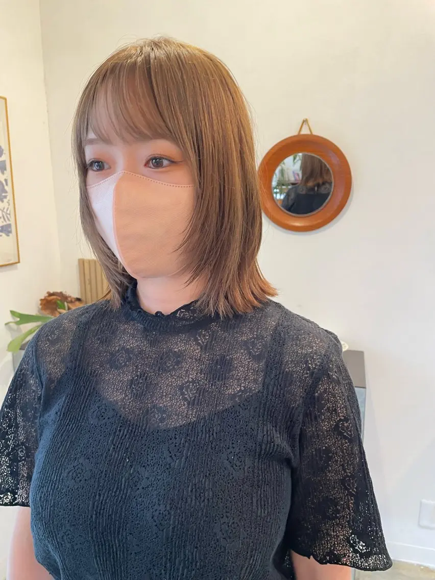 ミディアム 田口 武英のヘアスタイル