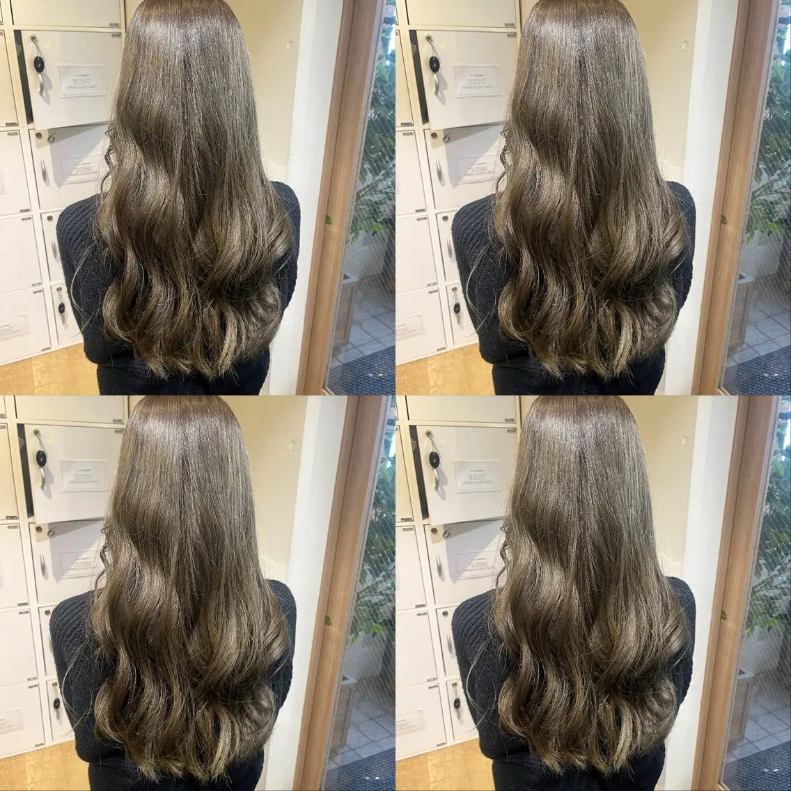 セミロング カラー グレージュ オリーブグレージュ オリーブグレー 新宿/美髪/髪質改善 🫧リョウ🫧のヘアスタイル