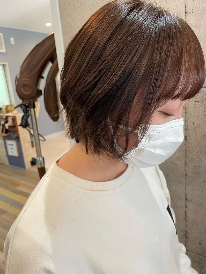 カット+リタッチカラー+クイックトリートメント✨の写真