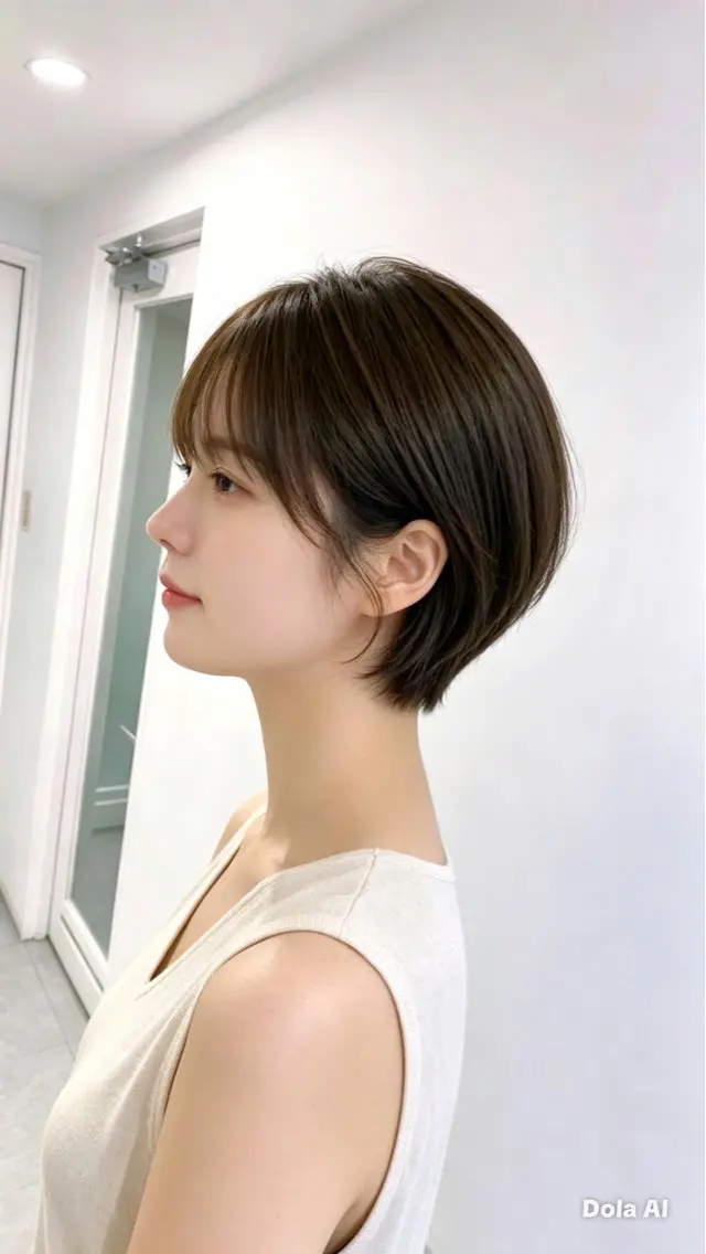 ショート 友田 千栄のヘアスタイル