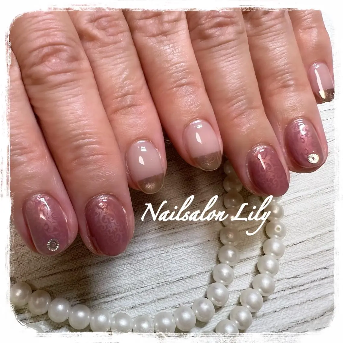 ネイル ハンドネイル Lily*nail 🌻Mii🌻のネイルデザイン