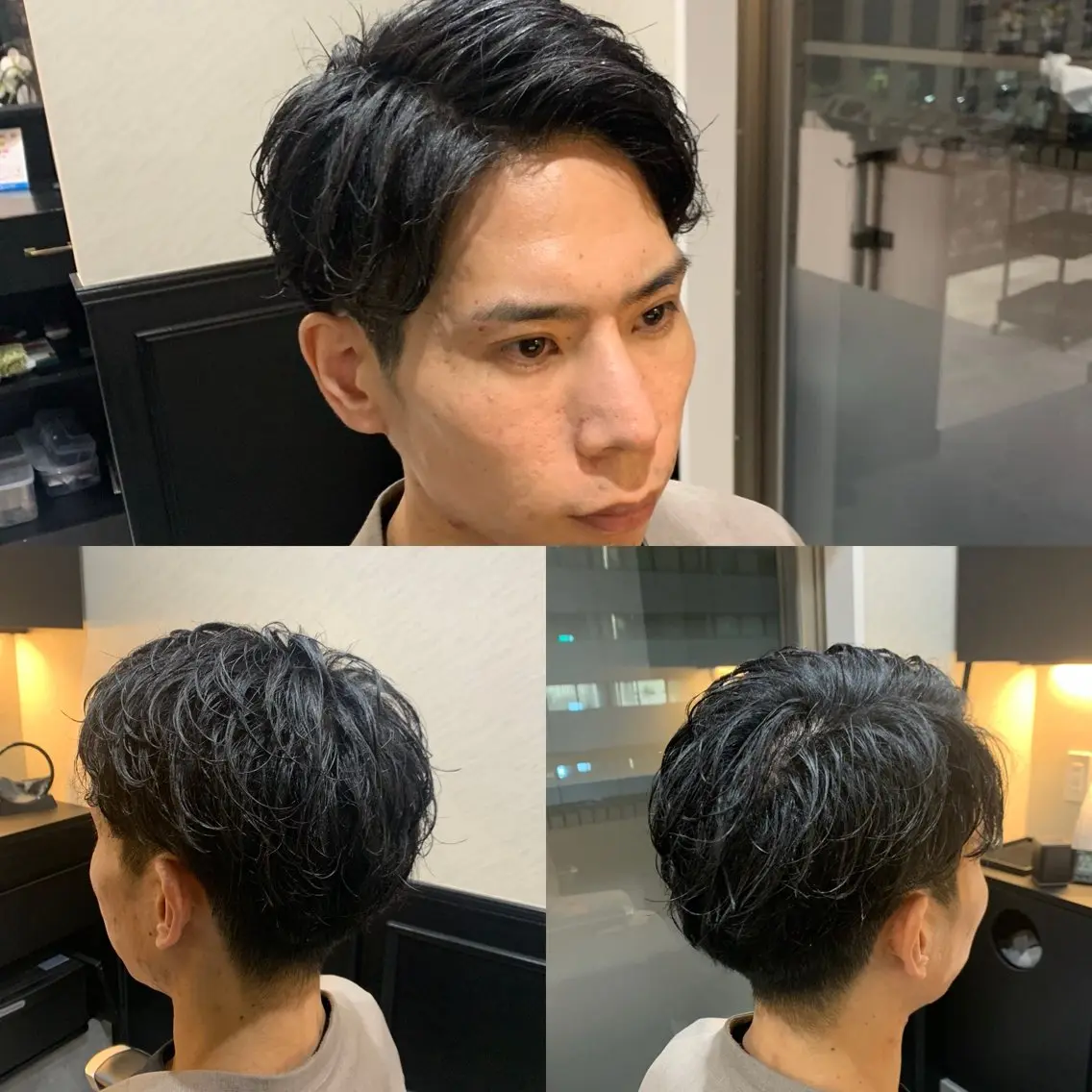 ショート カラー パーマ メンズ カット 池田達也anyhow /店長のヘアスタイル