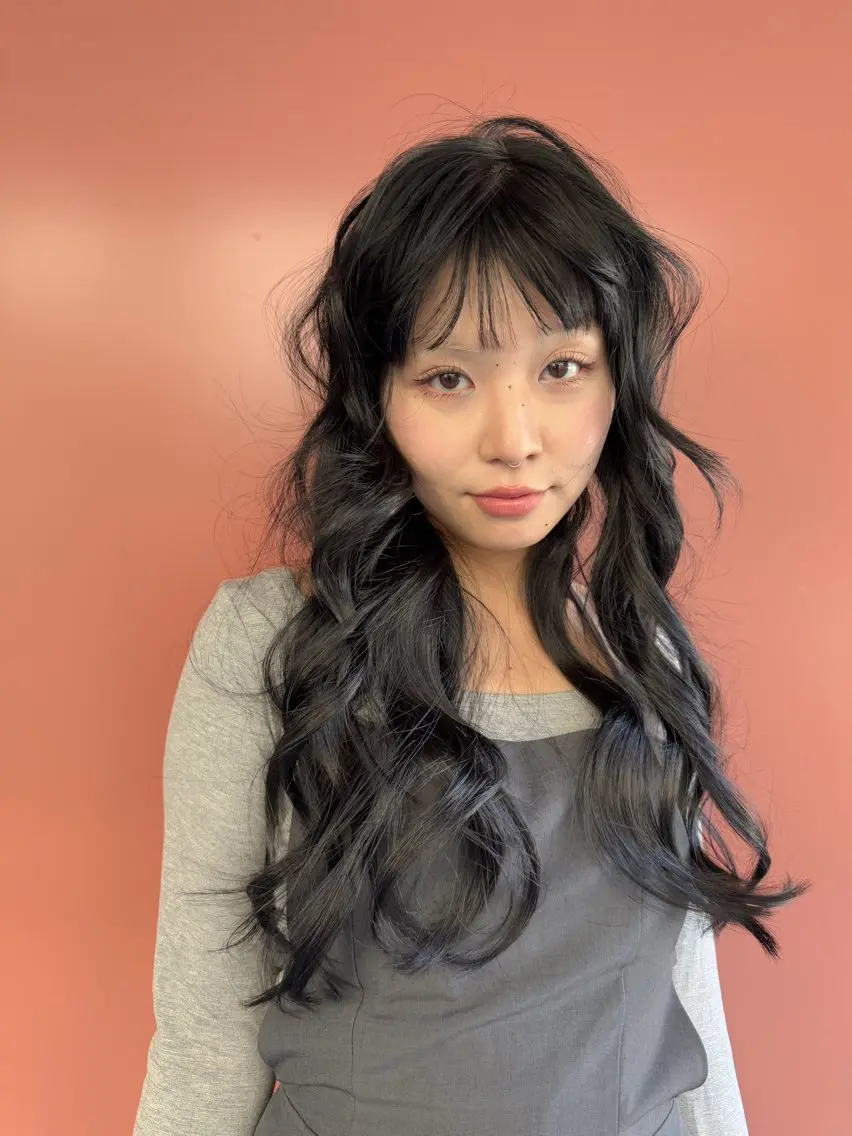 パーマ サカモト ナオミのヘアスタイル