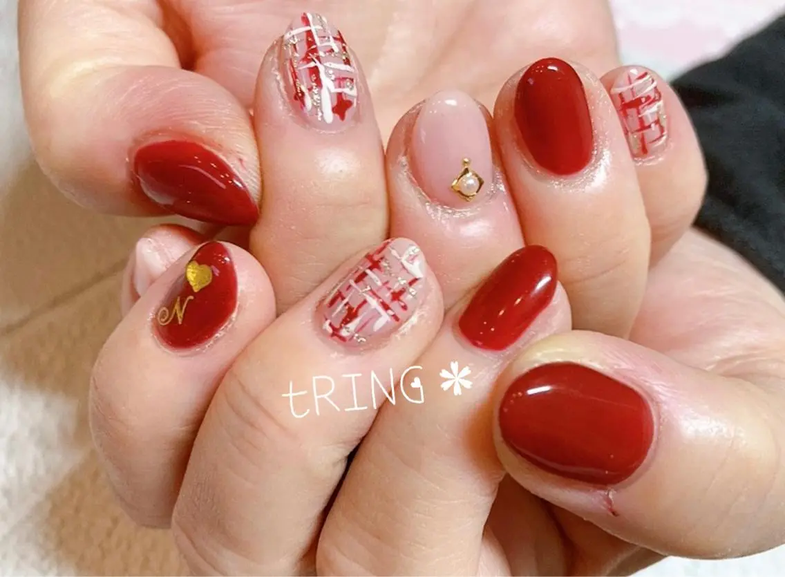 ネイル ハンドネイル tRING* しいの木台のネイルデザイン