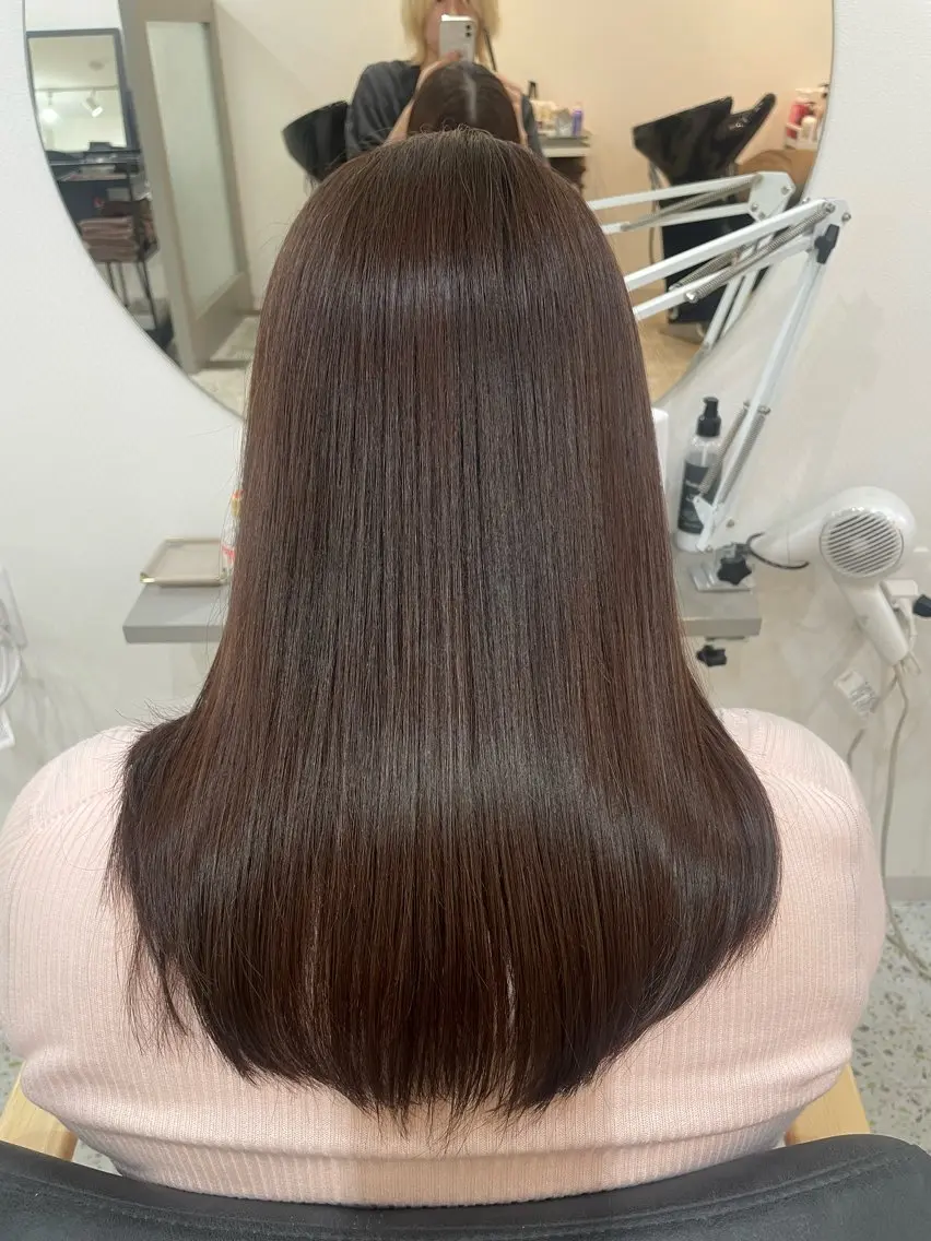 ロング トリートメント 🌐🪬髪質改善/ 透明感カラーのヘアスタイル