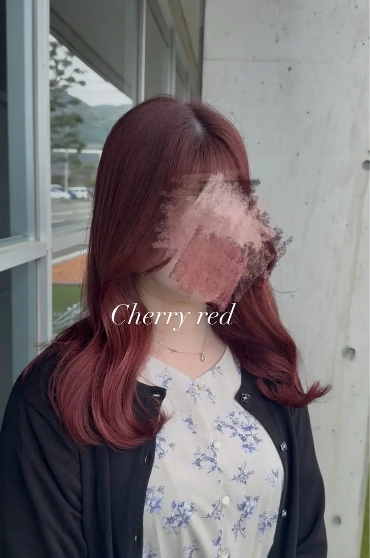 セミロング カラー ヘアカラー 五味 亜有里のヘアスタイル