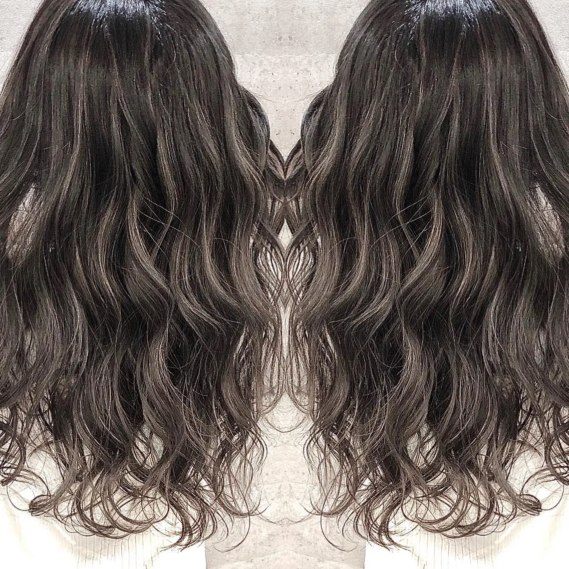 ロング カラー ハイライトカラー ハイライト ✨MiL✨ ✨心斎橋✨のヘアスタイル