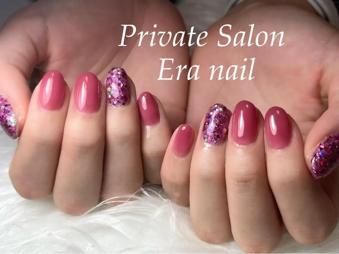 ネイル ワンカラーネイル ハンドネイル Era nailのネイルデザイン