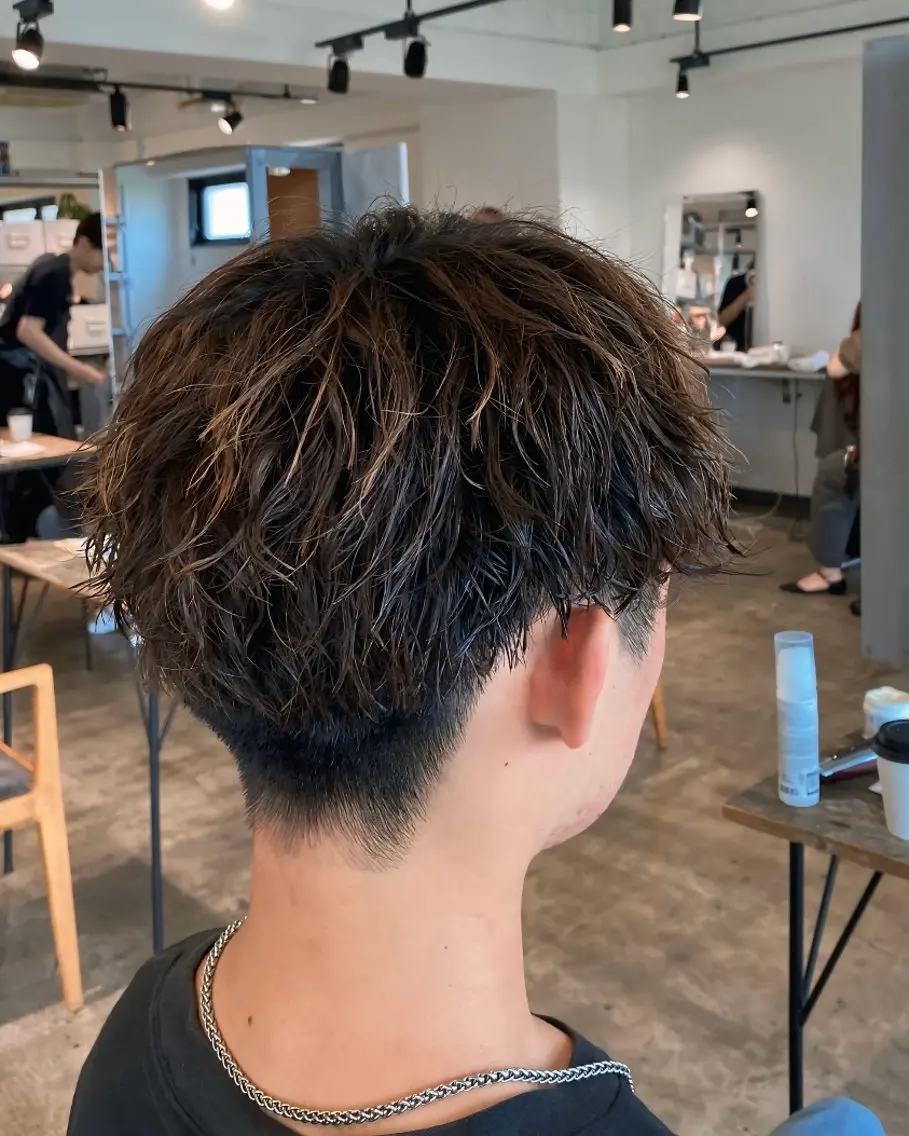 ショート パーマ メンズ メンズパーマ 特化/中川拓也のヘアスタイル