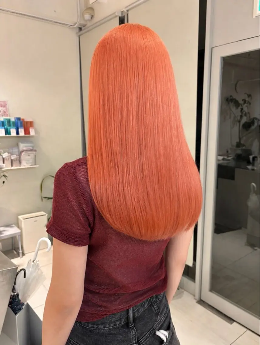 ロング カラー カット ヘアカラー 浅野 匠のヘアスタイル