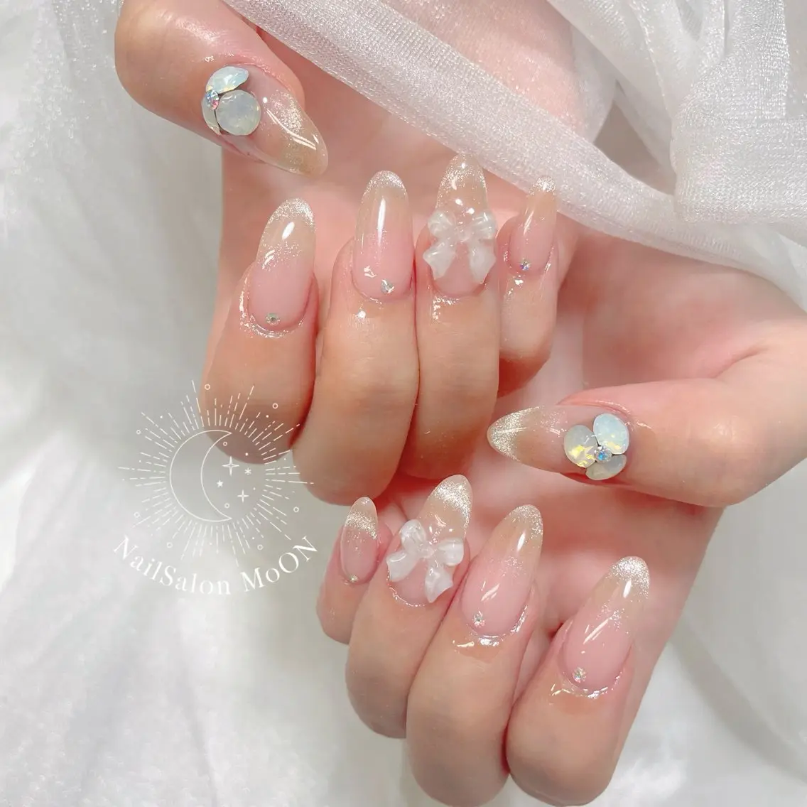ネイル ハンドネイル ハンドケア MoON...❤︎ MeGuのネイルデザイン