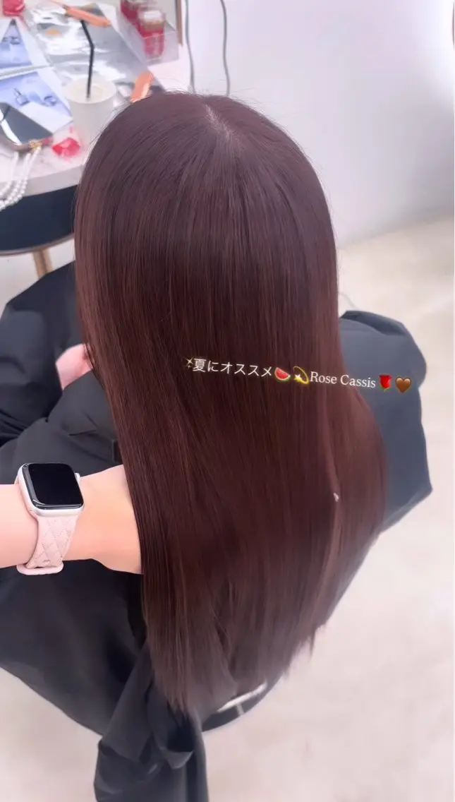 ロング カラー ヘアカラー トリートメント Ramu🎀茶屋町 モデル様募集中♡のヘアスタイル