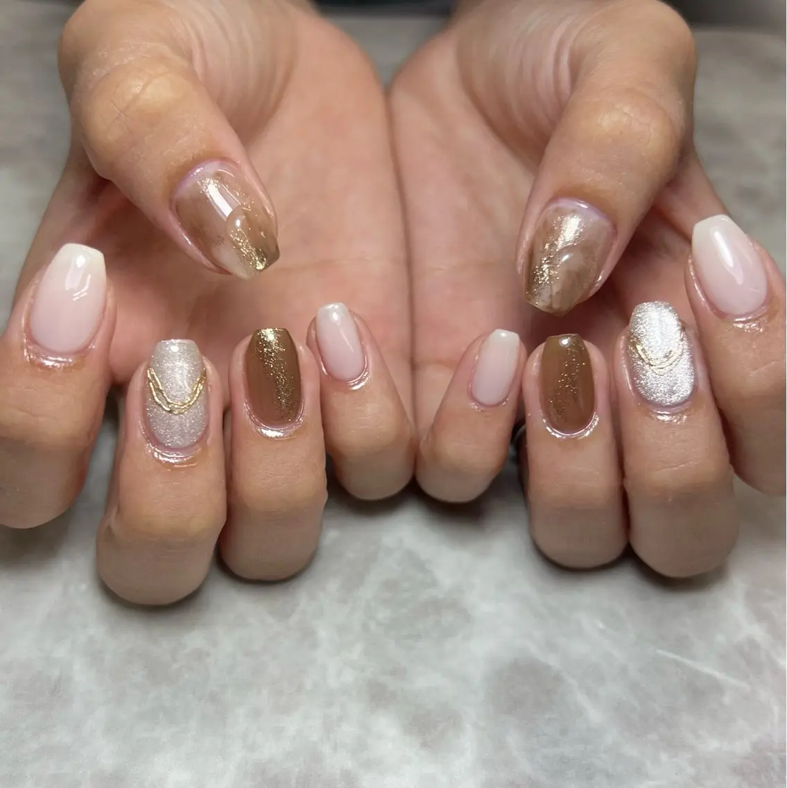 ネイル ハンドネイル MAMIネイリスト UNELMA所属のネイルデザイン
