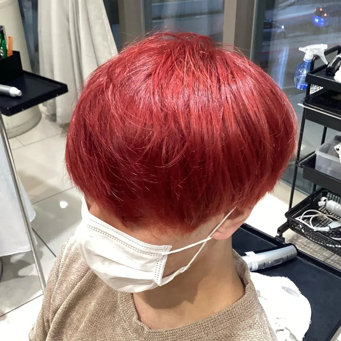 カラー メンズ メンズブリーチ ブリーチ メンズ縮毛矯正 ♠️店長下平隼人のヘアスタイル