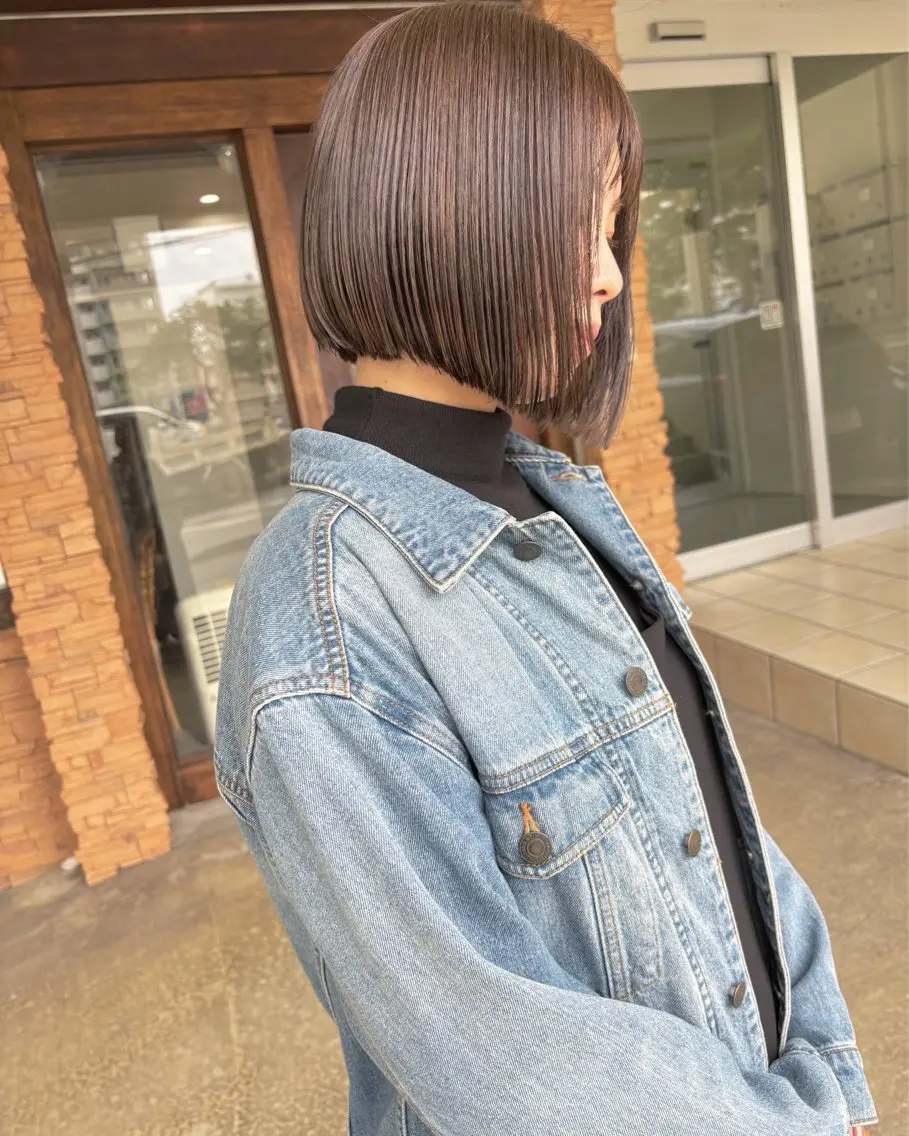 ショート カラー イルミナカラー カット ヘアカラー grand juteのヘアスタイル
