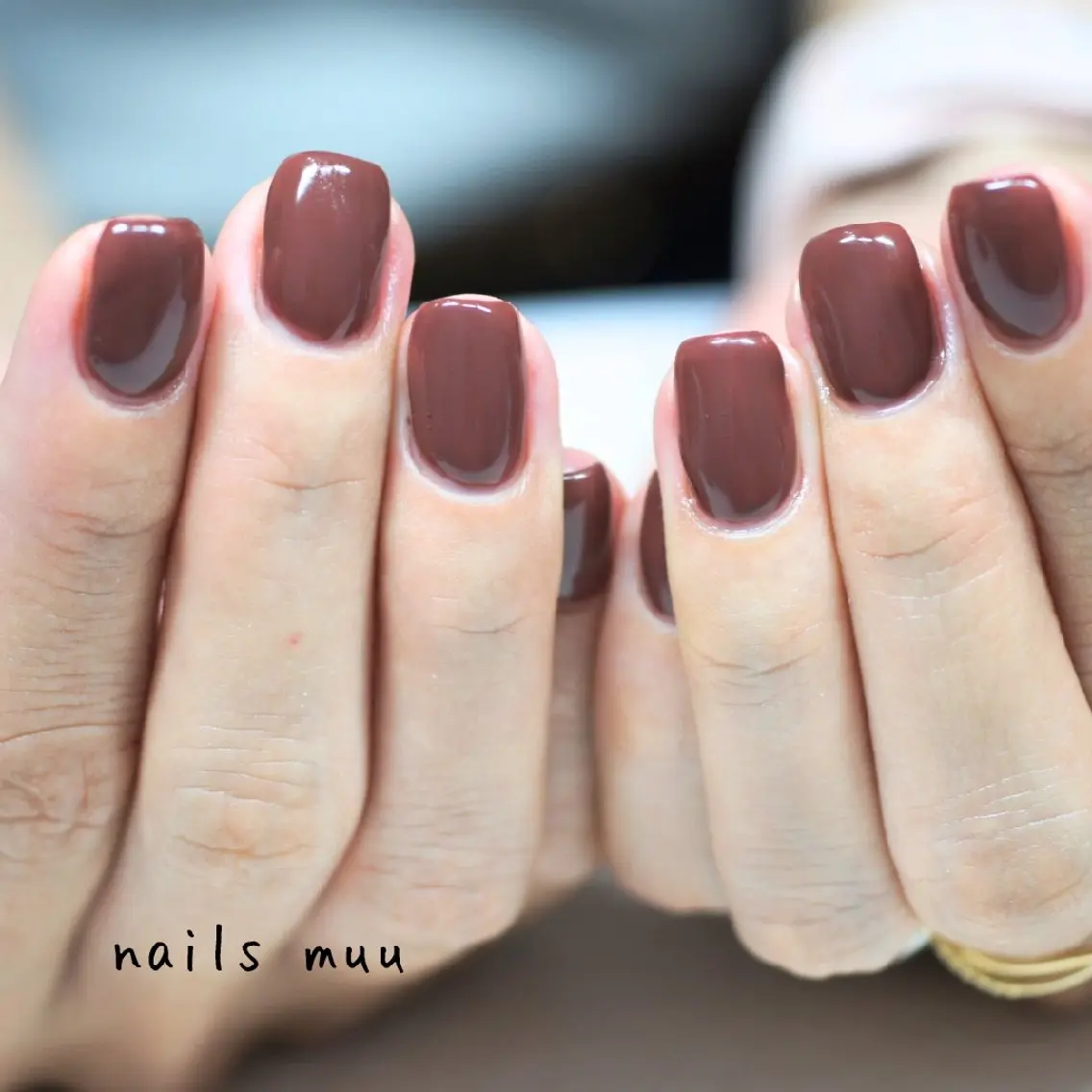 ネイル アートネイル ニュアンスネイル ワンカラーネイル nails muu まゆのネイルデザイン