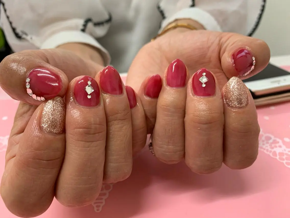 ネイル ストーンネイル ハンドネイル Embellir ♡鏡味のその他イメージ