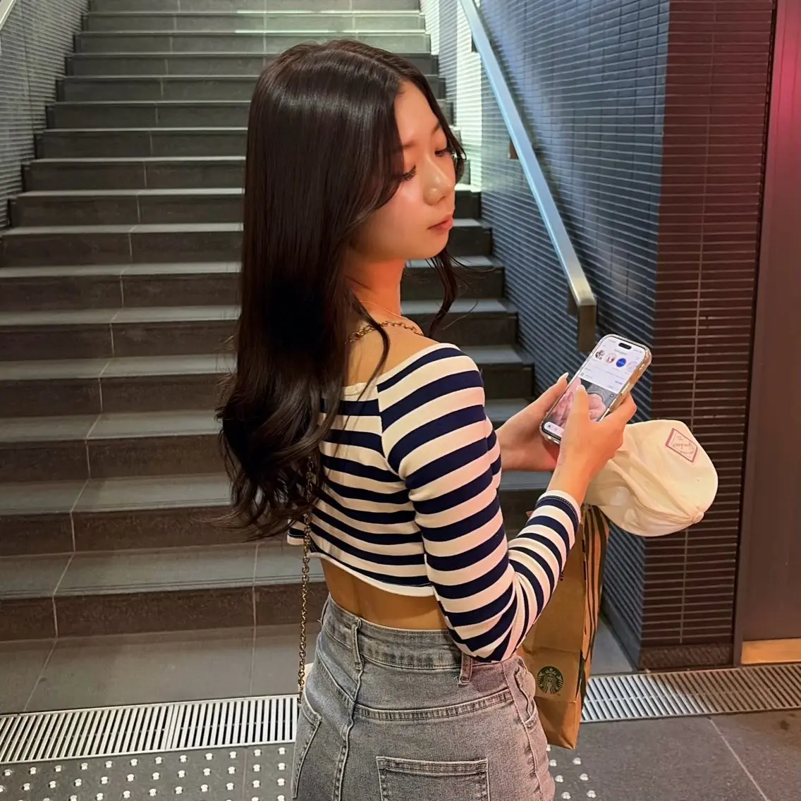 ロング カット ヘアカラー 縮毛矯正 rami💞 髪質改善のヘアスタイル