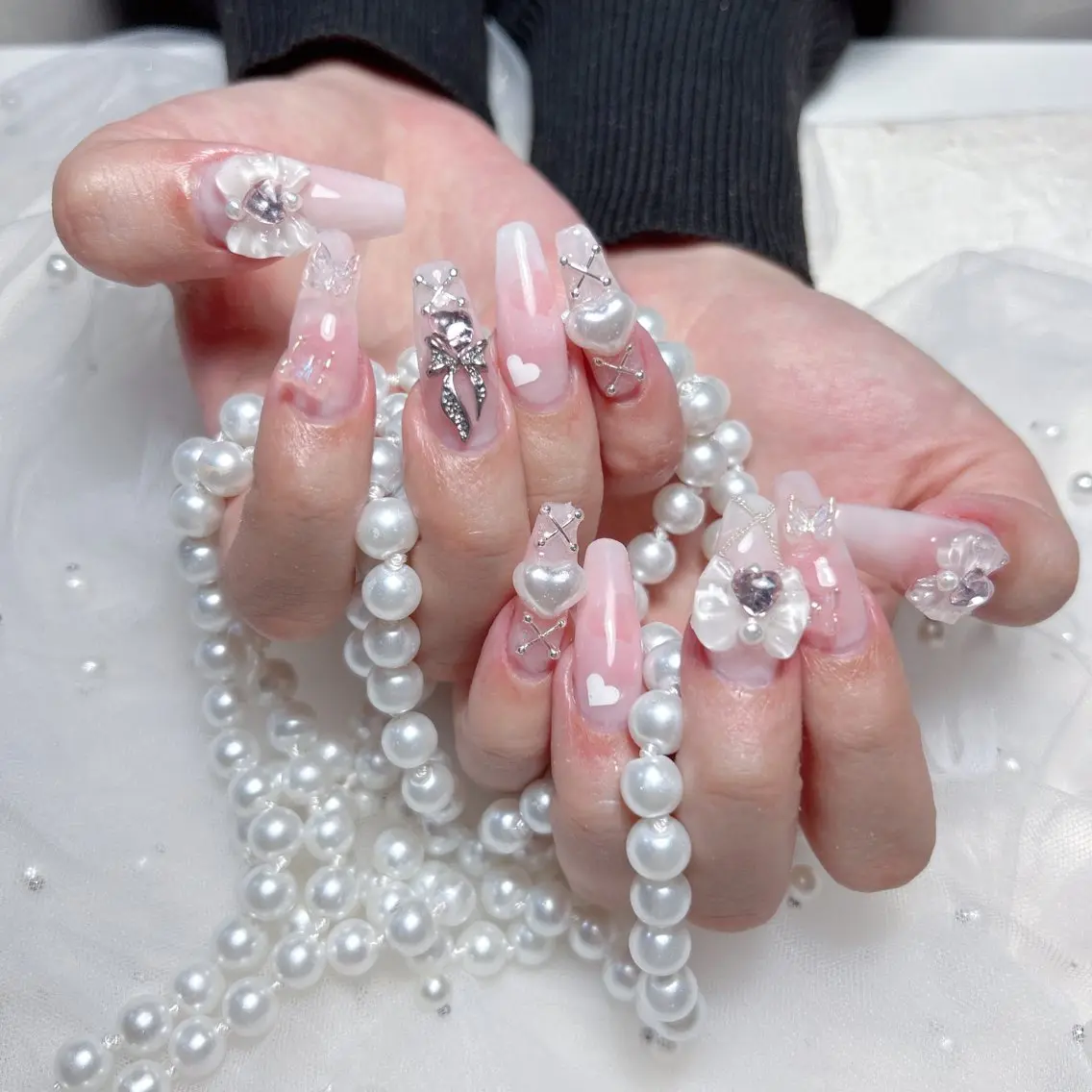 ネイル M 🌷Nail 長さだし専門店のネイルデザイン