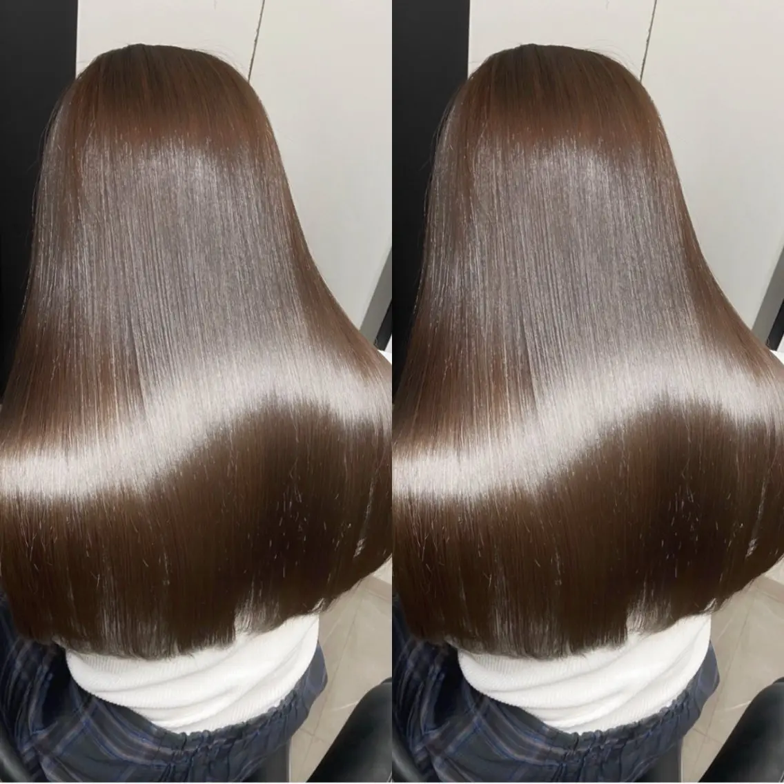 ロング カット ヘアカラー トリートメント ひゅうが/新宿 髪質改善/縮毛矯正のヘアスタイル