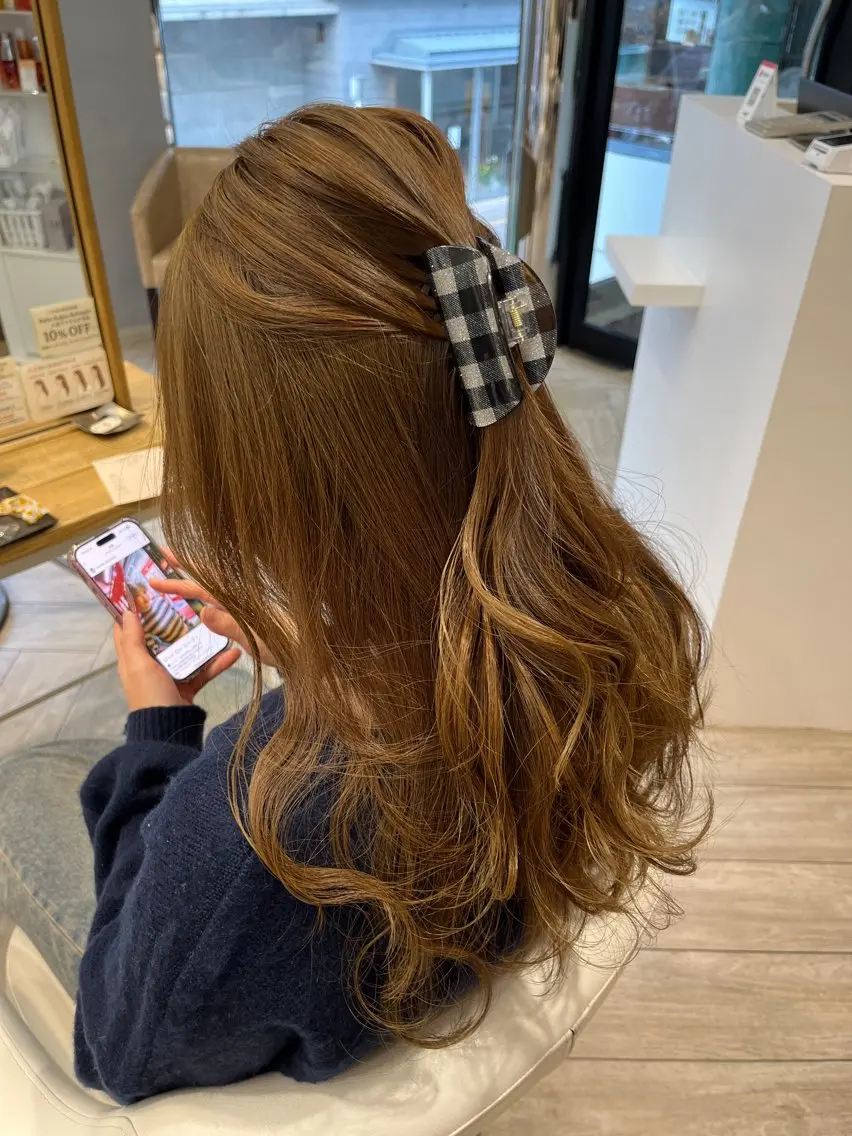 ロング ヘアカラー トリートメント AVANCE. chisatoのヘアスタイル