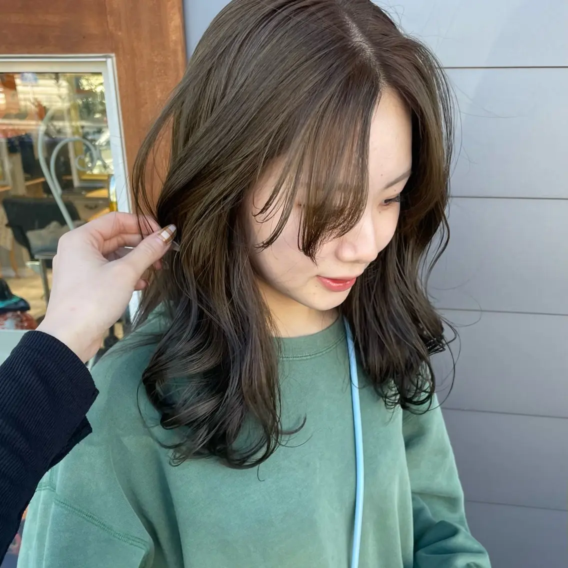 セミロング カラー nanami 🌼のヘアスタイル