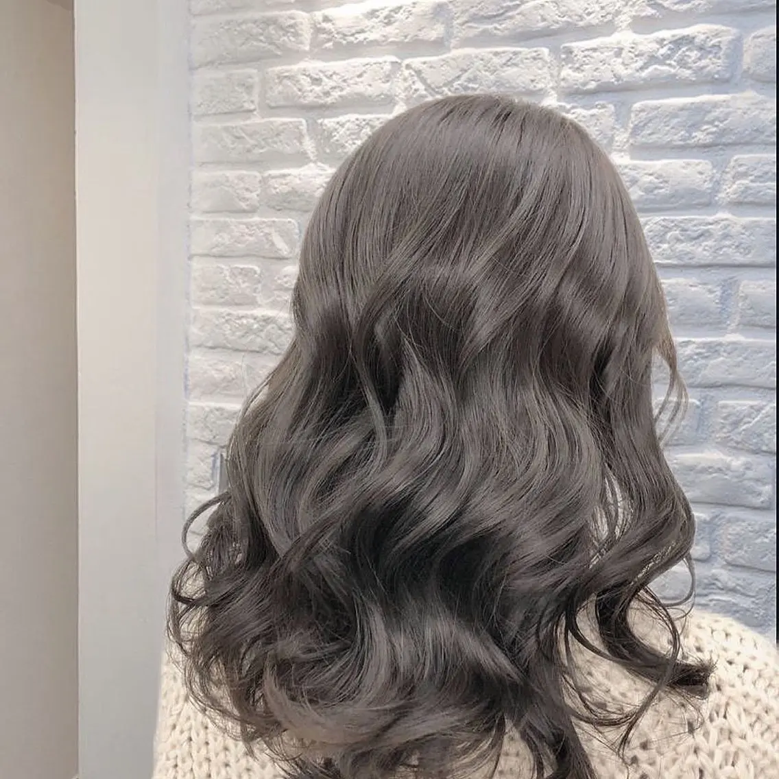 韓国っぽブルベさん向け🇰🇷💙《傷まないカラー》+《前髪カット》+《マイクロバブルケア》S&D込の写真