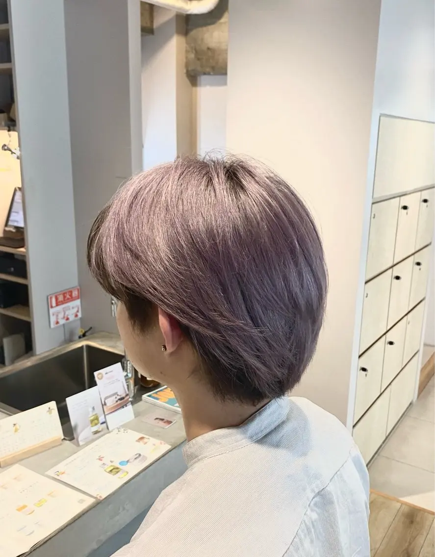 ショート カラー メンズ ai ㅤのヘアスタイル