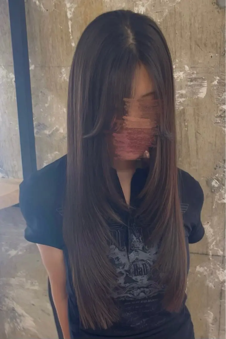 ロング カット レイヤー⌇アレンジ ⌇misato🩶のヘアスタイル