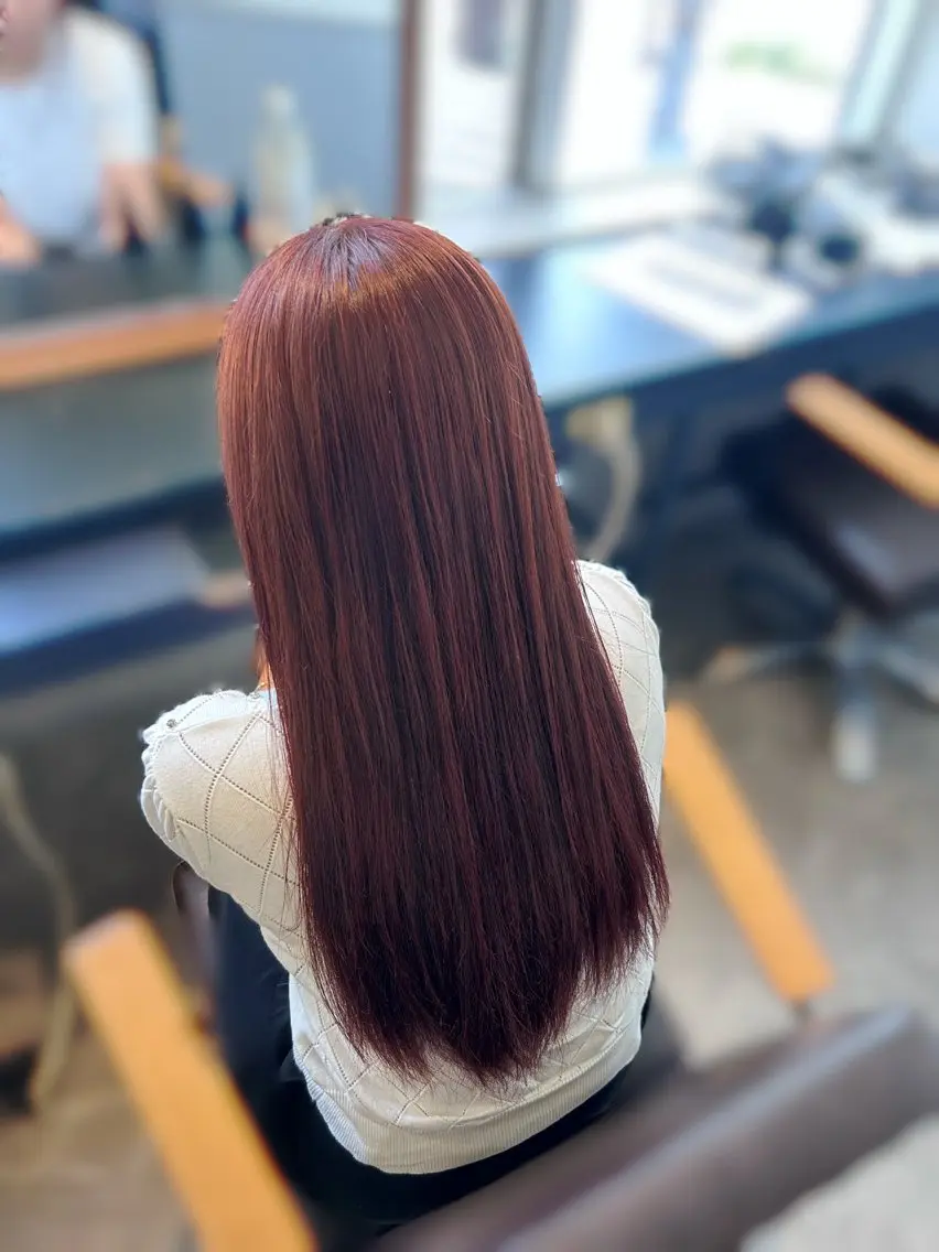 ロング ヘアカラー siki kanahaのヘアスタイル