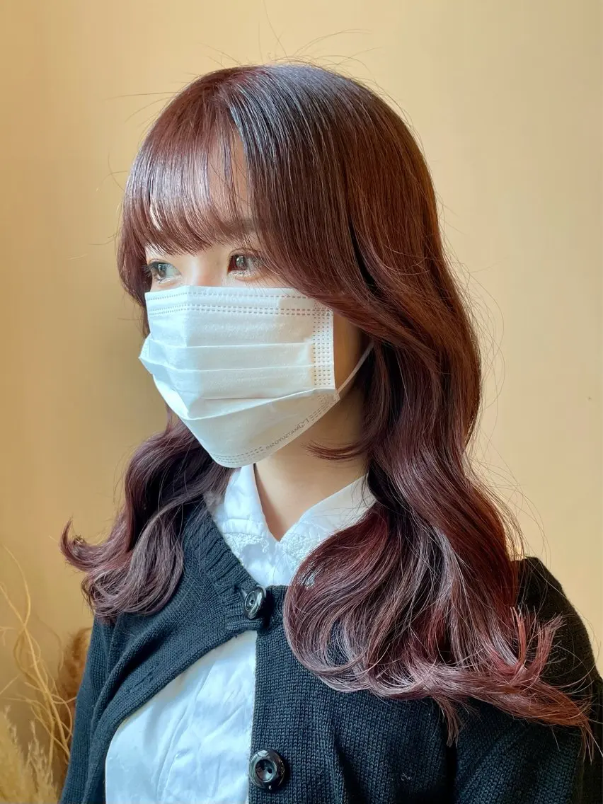 セミロング カラー 林 慧悟のヘアスタイル