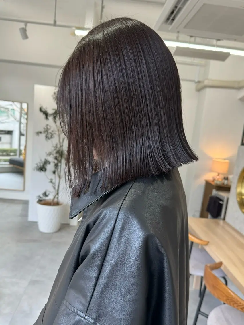 ミディアム 千葉 佑月のヘアスタイル