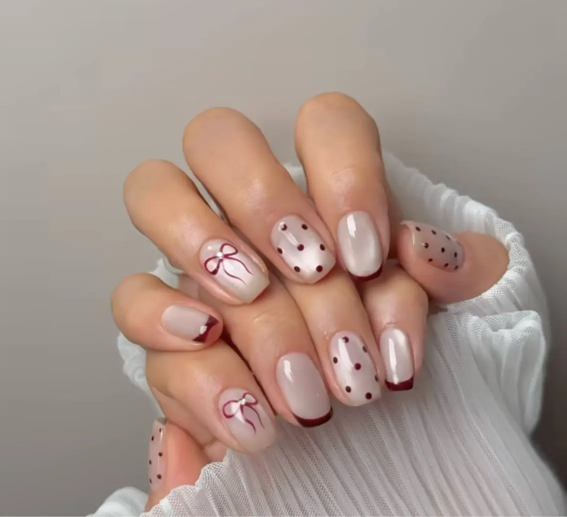 ネイル 韓国ネイル 持ち込み ニュアンスネイル ネイルチップ TABI ANA.CHUOのネイルデザイン