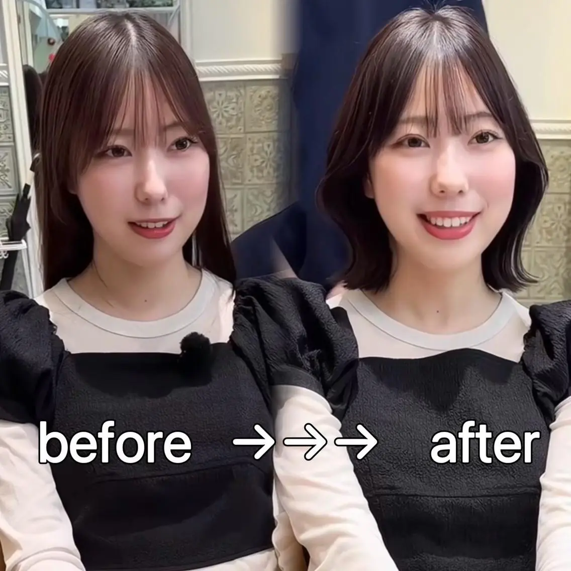 ミディアム Lond roseのヘアスタイル