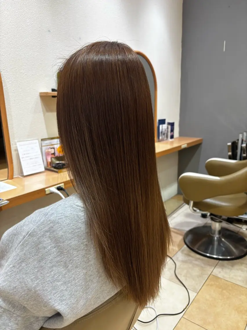 ロング トリートメント トリートメント 工藤 榛透のヘアスタイル