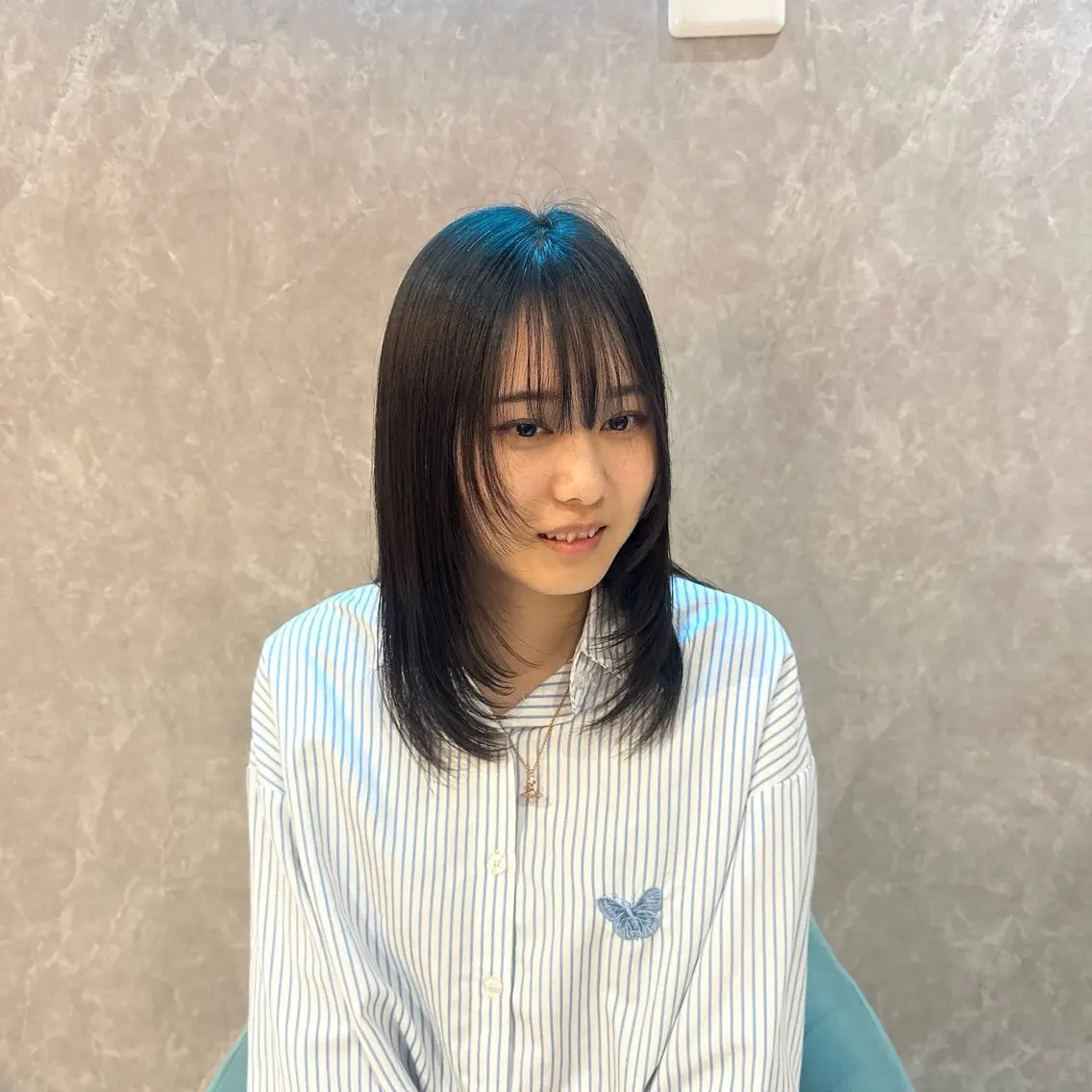ロング 髪質改善 レイヤーカット サイドバング 縮毛矯正 トリートメント カット 縮毛矯正 トリートメント ブリーチの神 KYONのその他イメージ