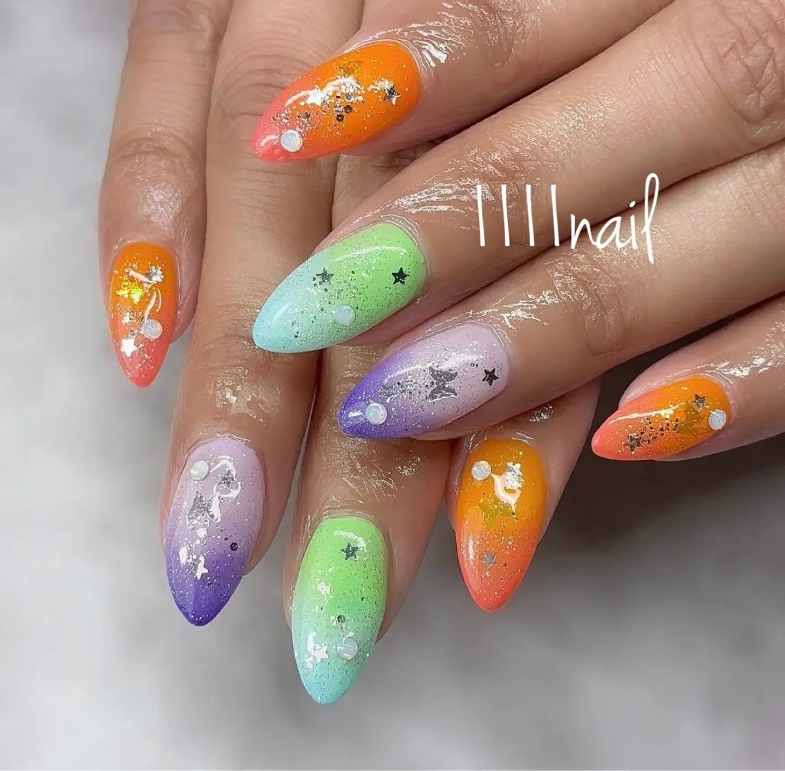 ネイル ハンドネイル 1111nail イチカワのネイルデザイン