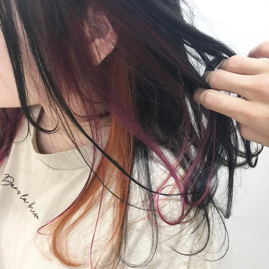 ミディアム ヘアカラー 永井 大希のヘアスタイル
