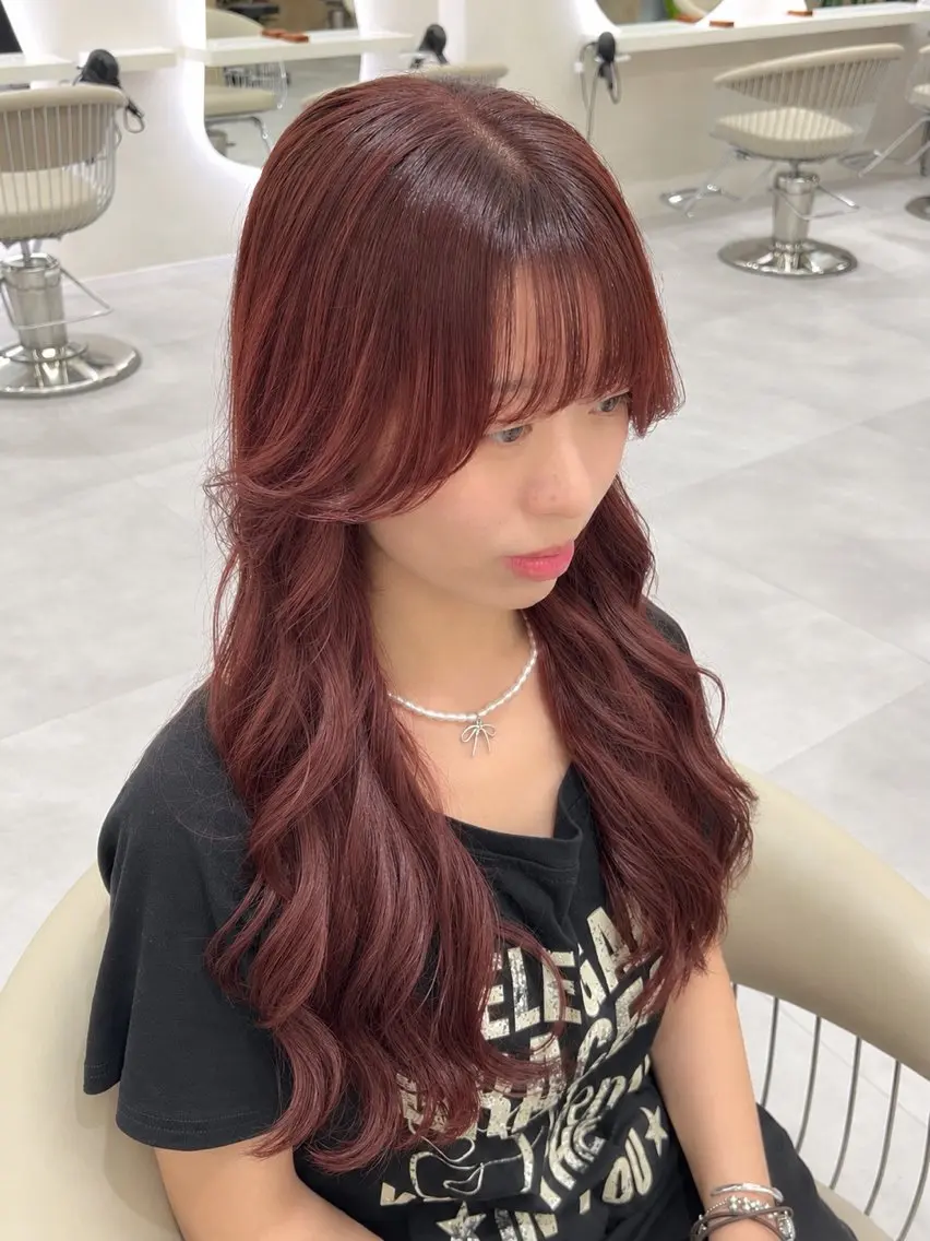 【学割U24】カット+透明感カラー+炭酸頭浸浴 ¥7,700の写真