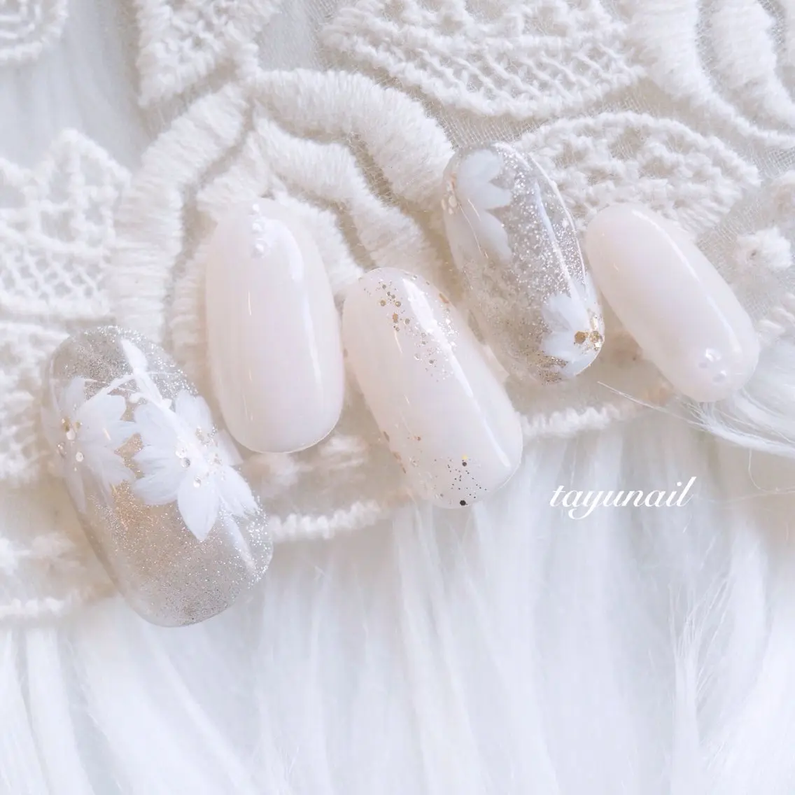 ネイル アートネイル ジェルネイル パラジェル ネイルサロン 【たゆnail】のネイルデザイン