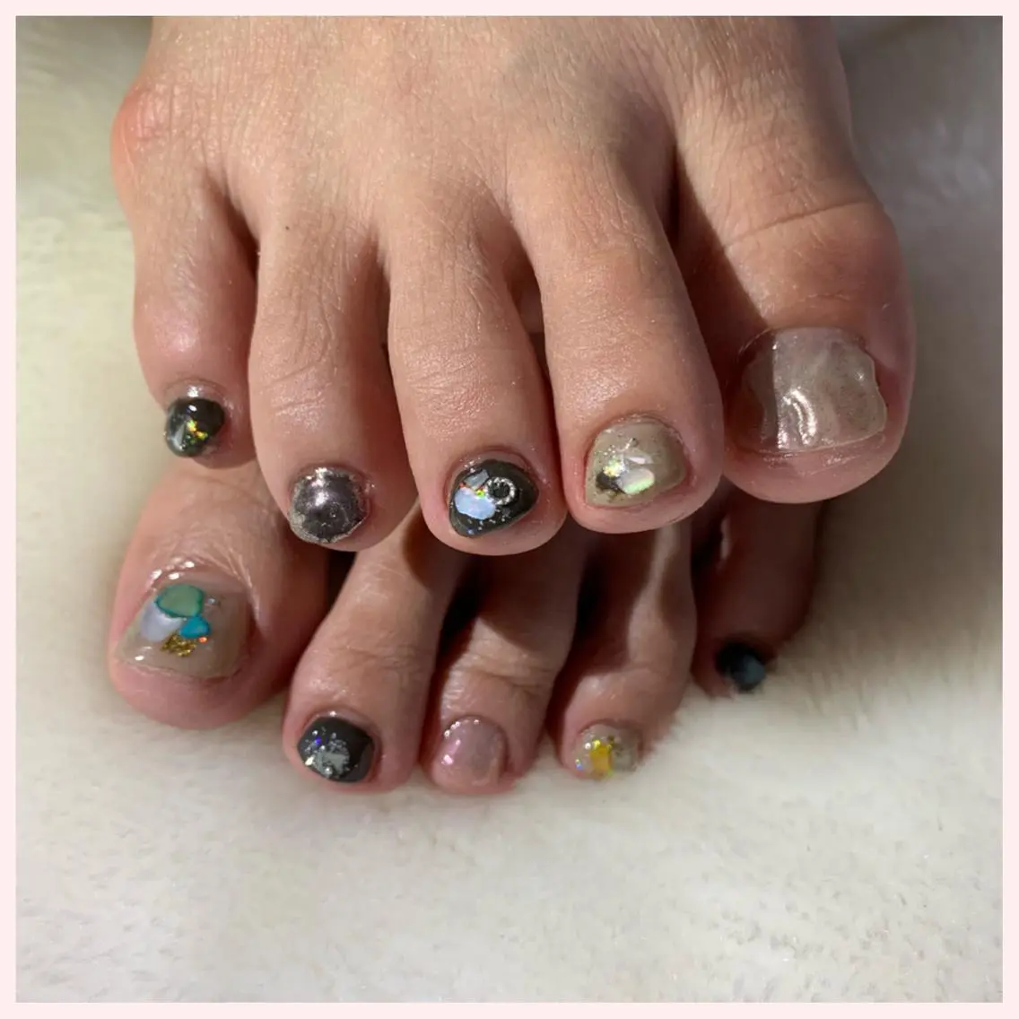 ネイル フットネイル Ogasawara Tokikaのネイルデザイン