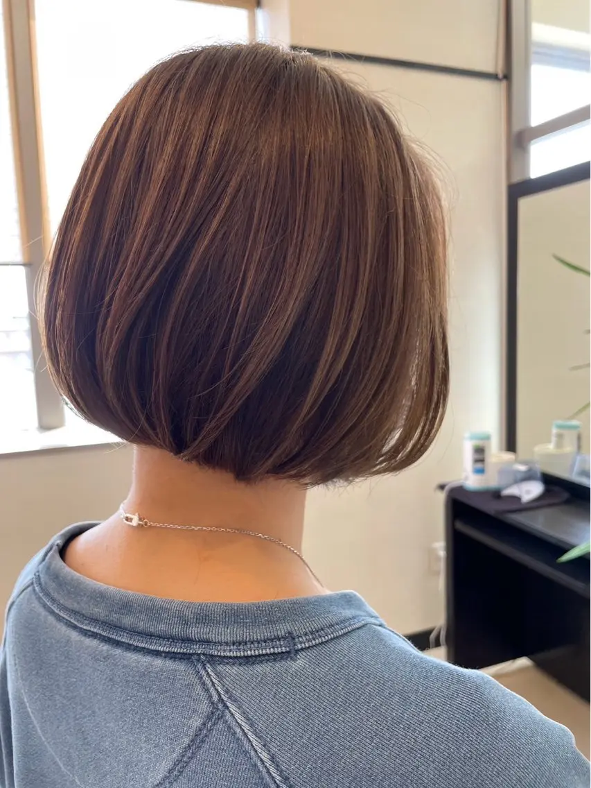 ショート カラー 奥田 彩乃🧸🩵のヘアスタイル