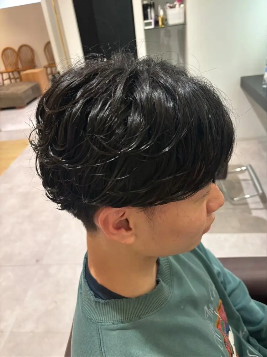 メンズ 艶髪✨透明感カラー 山本　遥斗のヘアスタイル