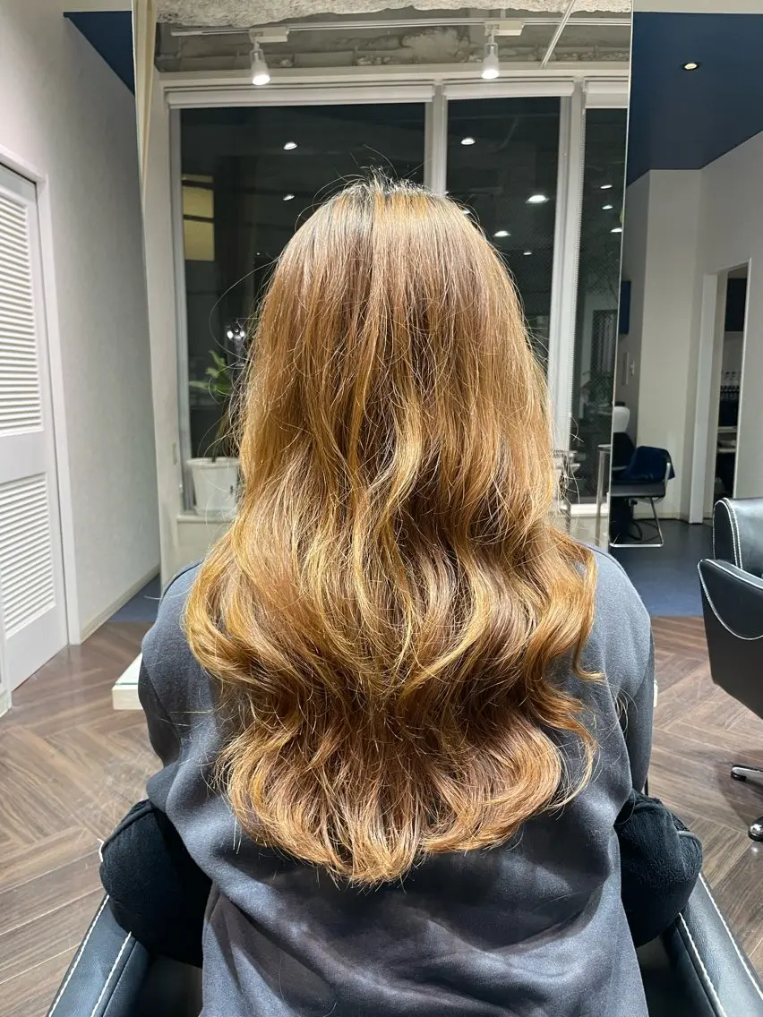 ロング パーマ デジタルパーマ 撮影モデル様募集✨ ケンジのヘアスタイル
