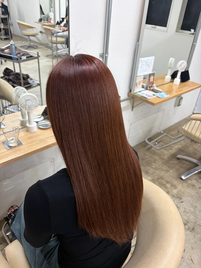 ロング ヘアカラー fand KOTOMIのヘアスタイル